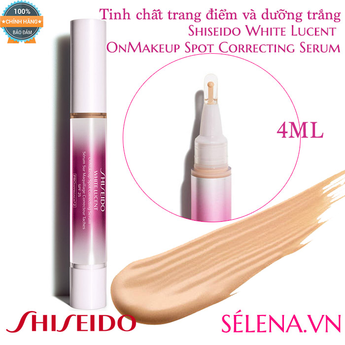 Tinh chất Shiseido White Lucent OnMakeup Spot Correcting Serum 4ml