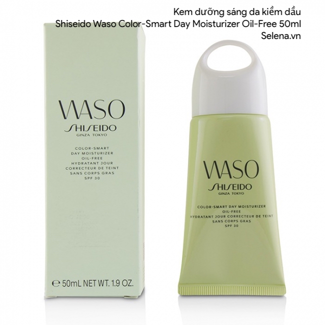 Kem dưỡng sáng da kiềm dầu Shiseido Waso Color-Smart Day Moisturizer Oil-Free 50ml