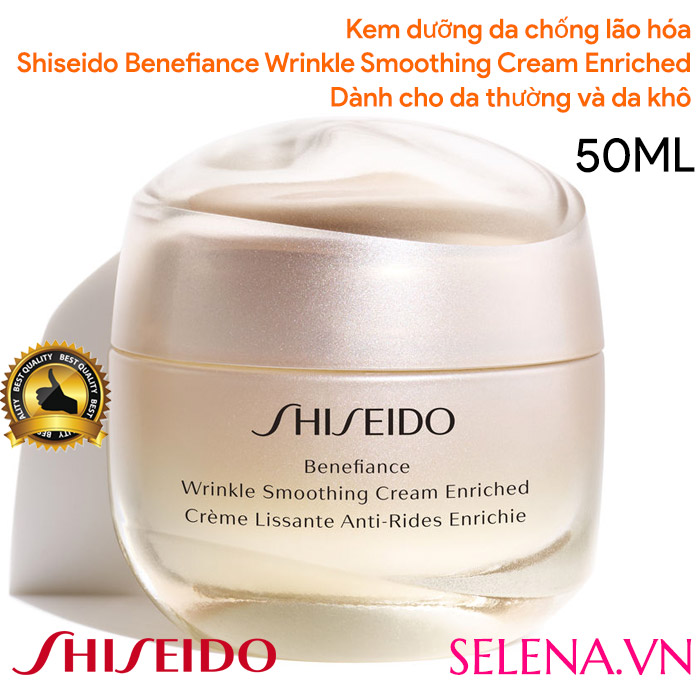 Kem dưỡng chống lão hóa Shiseido Benefiance Wrinkle Smoothing Enriched 50ml