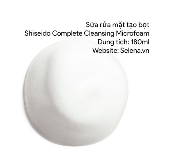 Sữa rửa mặt tạo bọt Shiseido Complete Cleansing Microfoam 180ml