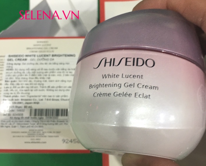 Hình thực tiễn kem chăm sóc Trắng domain authority Shiseido White Lucent đích thị của Nhật Bản