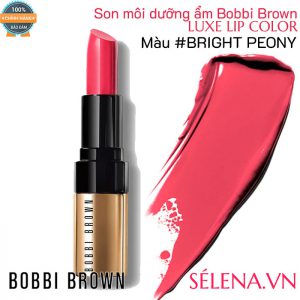 Son môi dưỡng ẩm Bobbi Brown Luxe Lip Color #Bright Peony