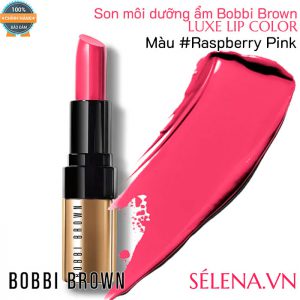 Son môi dưỡng ẩm Bobbi Brown Luxe Lip Color #Raspberry Pink
