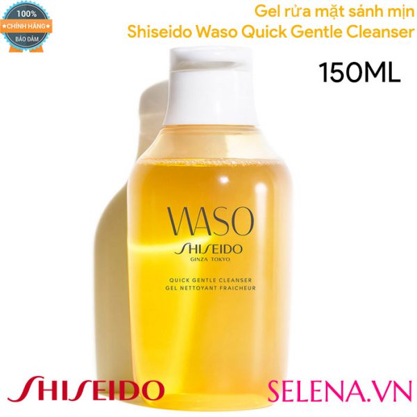 Gel rửa mặt sánh mịn Shiseido Waso Quick Gentle Cleanser 150ML