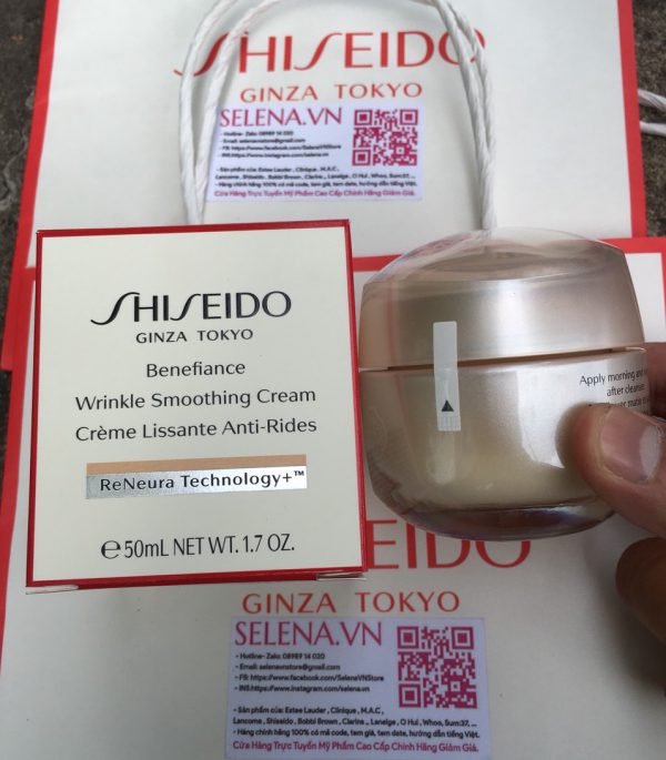 Shiseido Benefiance Wrinkle Smoothing chính hãng tại Selena.vn