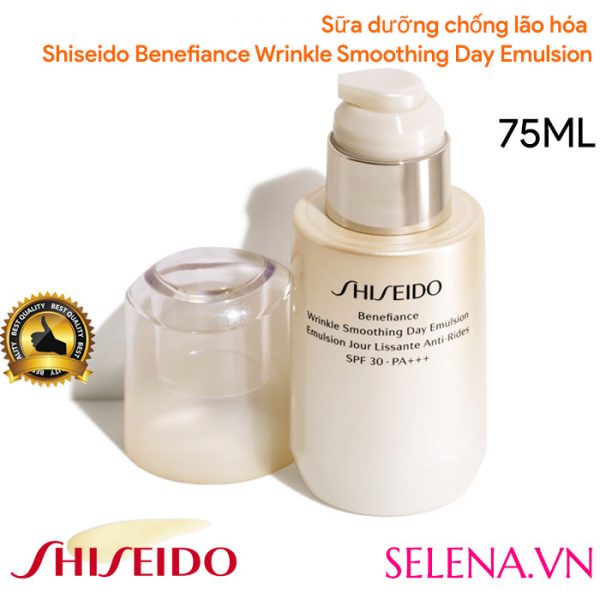 Sữa dưỡng chống lão hóa Shiseido Benefiance Wrinkle Smoothing Day Emulsion 75ML