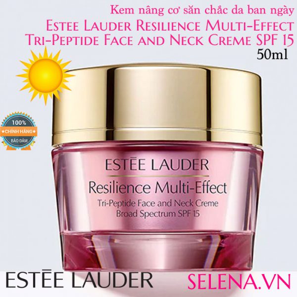 Kem nâng cơ săn chắc da ban ngày Estee Lauder Resilience Multi-Effect Tri-Peptide Face and Neck Creme SPF 15