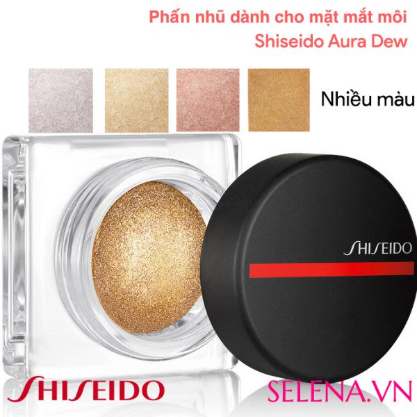 Phấn nhũ dành cho mặt mắt môi Shiseido Aura Dew