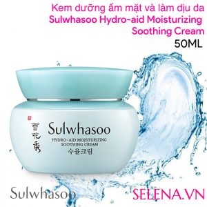 Kem dưỡng ẩm mặt và làm dịu da Sulwhasoo Hydro-aid Moisturizing Soothing Cream