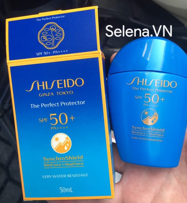 Sữa chống nắng, chống ô nhiễm bảo vệ da Shiseido The Perfect Protector SPF50+ kiểm xoát mồ hôi, nhờn dầu, chống nắng chống tian cực tím, chống ô nhiễm