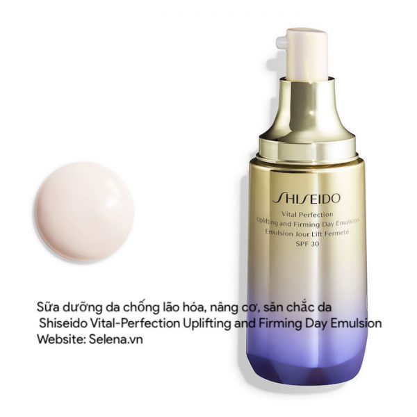 Sữa dưỡng da chống lão hóa Shiseido Vital-Perfection Uplifting and Firming Day Emulsion