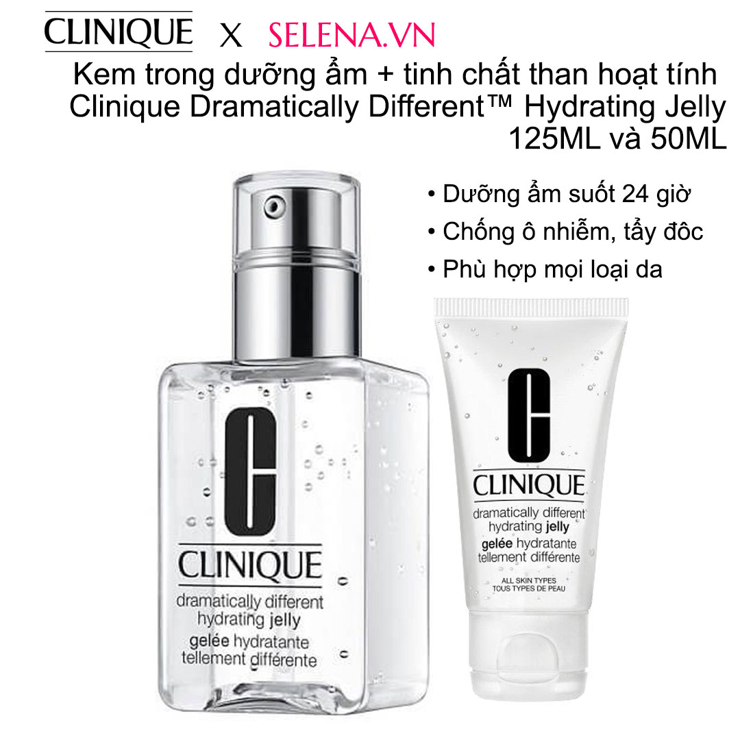 Kem dưỡng ẩm trong suốt dưỡng ẩm Clinique Dramatically Different Hydrating Jelly.