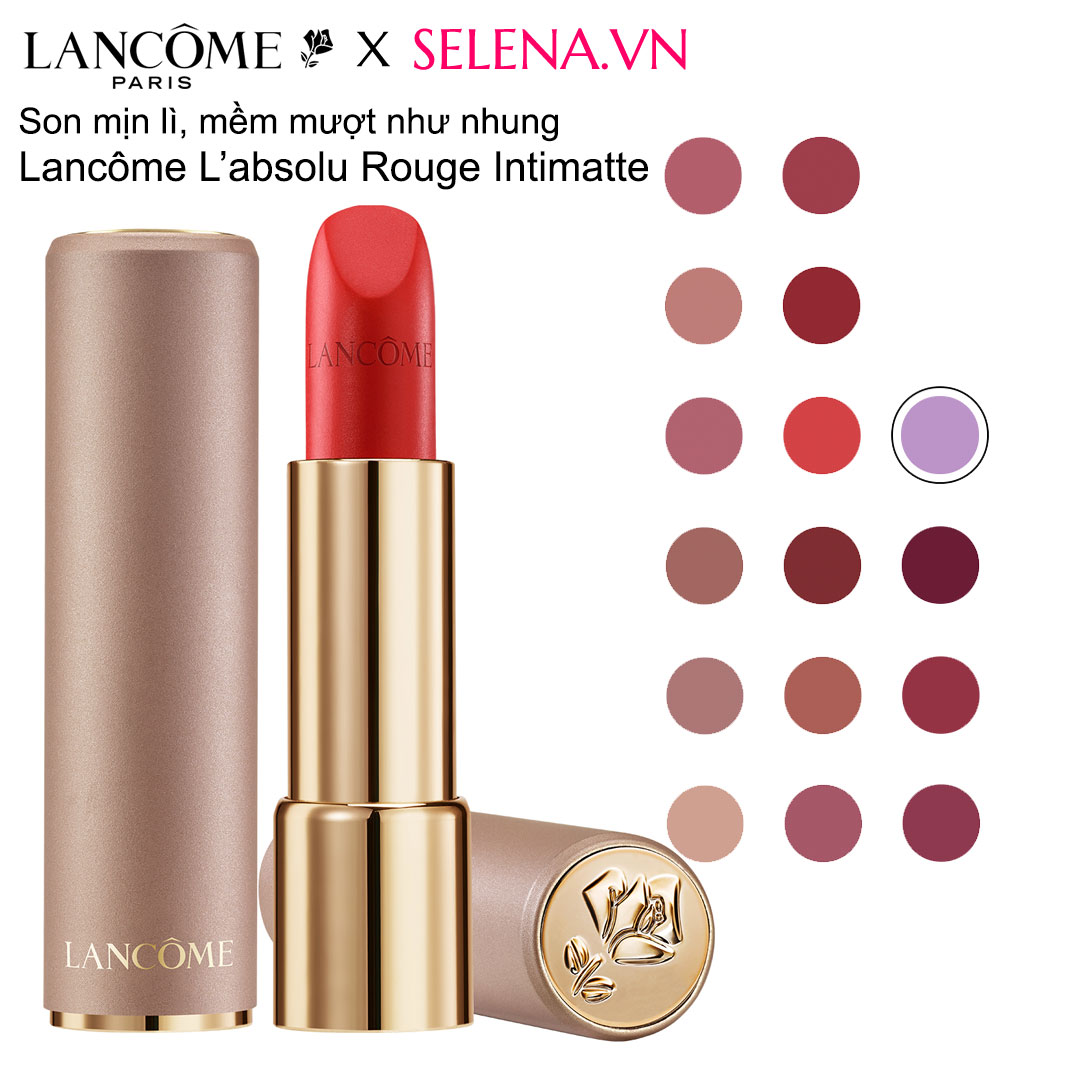 Lancôme L'absolu Rouge Intimatte Blurred Matte Finish Lipstick